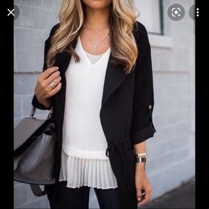 ASTR The Label Black Jacket Size Small